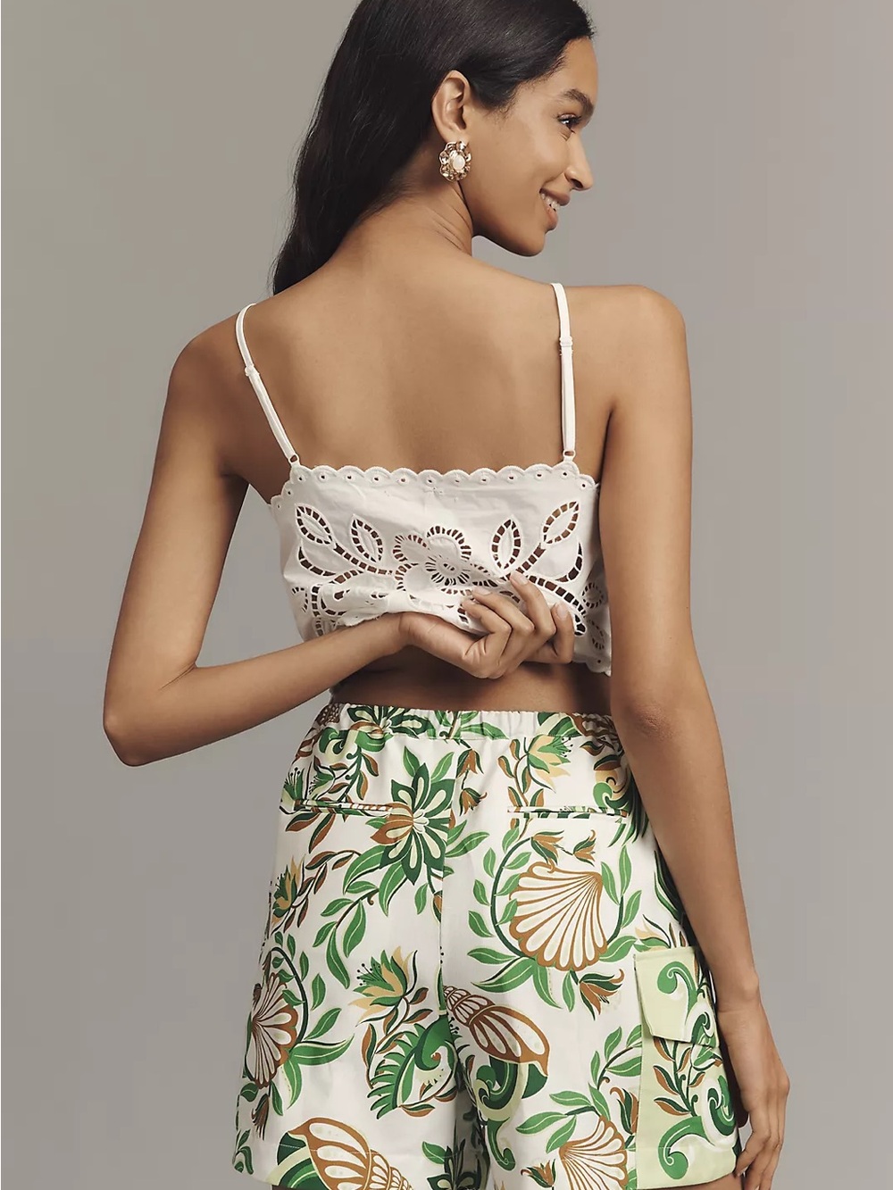Farm Rio Wonderful Bouquet Shorts❤️ NWOT Size Small - Picture 5 of 7